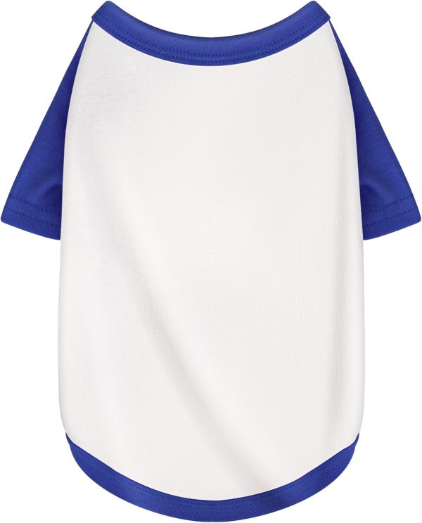 Stylish White Color Block Dog Shirt: Premium Polycotton Blend, Comfortable, Breathable, and Wrinkle-Resistant. Perfect Apparel for Small, Medium, & Large Dogs, a Must-Have for Pet Lovers M